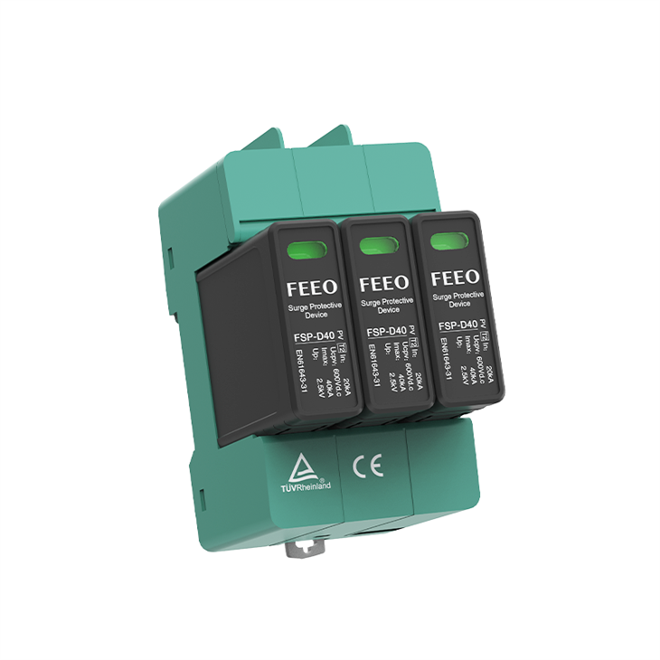 High quality DC SPD DC surge protector type2 3P 1000VDC device
